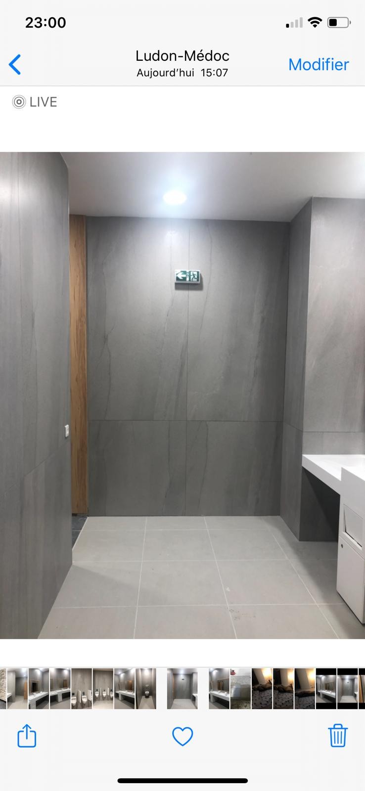 Carrelage mural et sol sanitaires